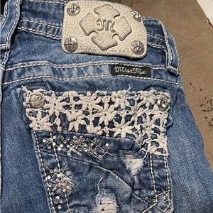 Miss Me Cuffed Skinny Jeans Size 24